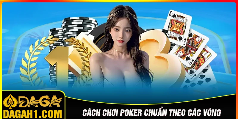 Cách chơi Poker dễ hiểu các vòng cược