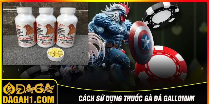 Cách sử dụng thuốc gà đá Gallomin đạt hiệu quả cao